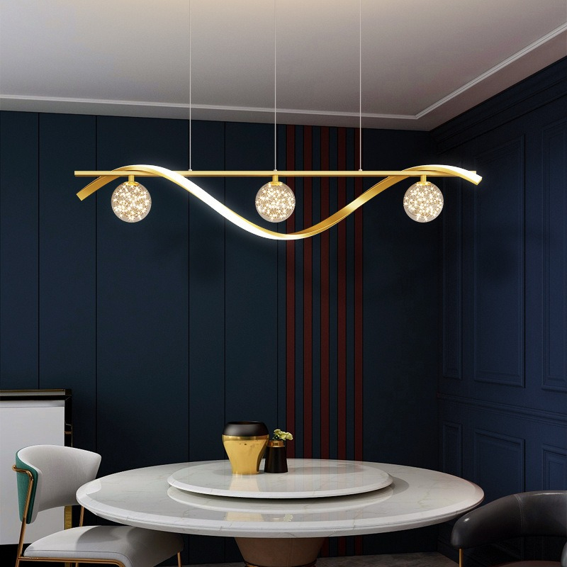 Kitchen Appliances Table - Moderne minimalistische LED-Pendelleuchten, dimmbar, für Couchtisch,
