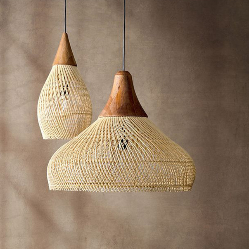 Kitchen Appliances Table - Chinesische Art bescheidene Decken lampen handgemachte