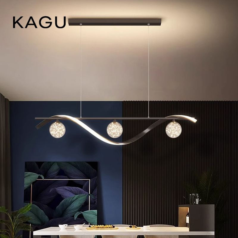Kitchen Appliances Table - Moderne minimalistische LED-Pendelleuchten, dimmbar, für Couchtisch,