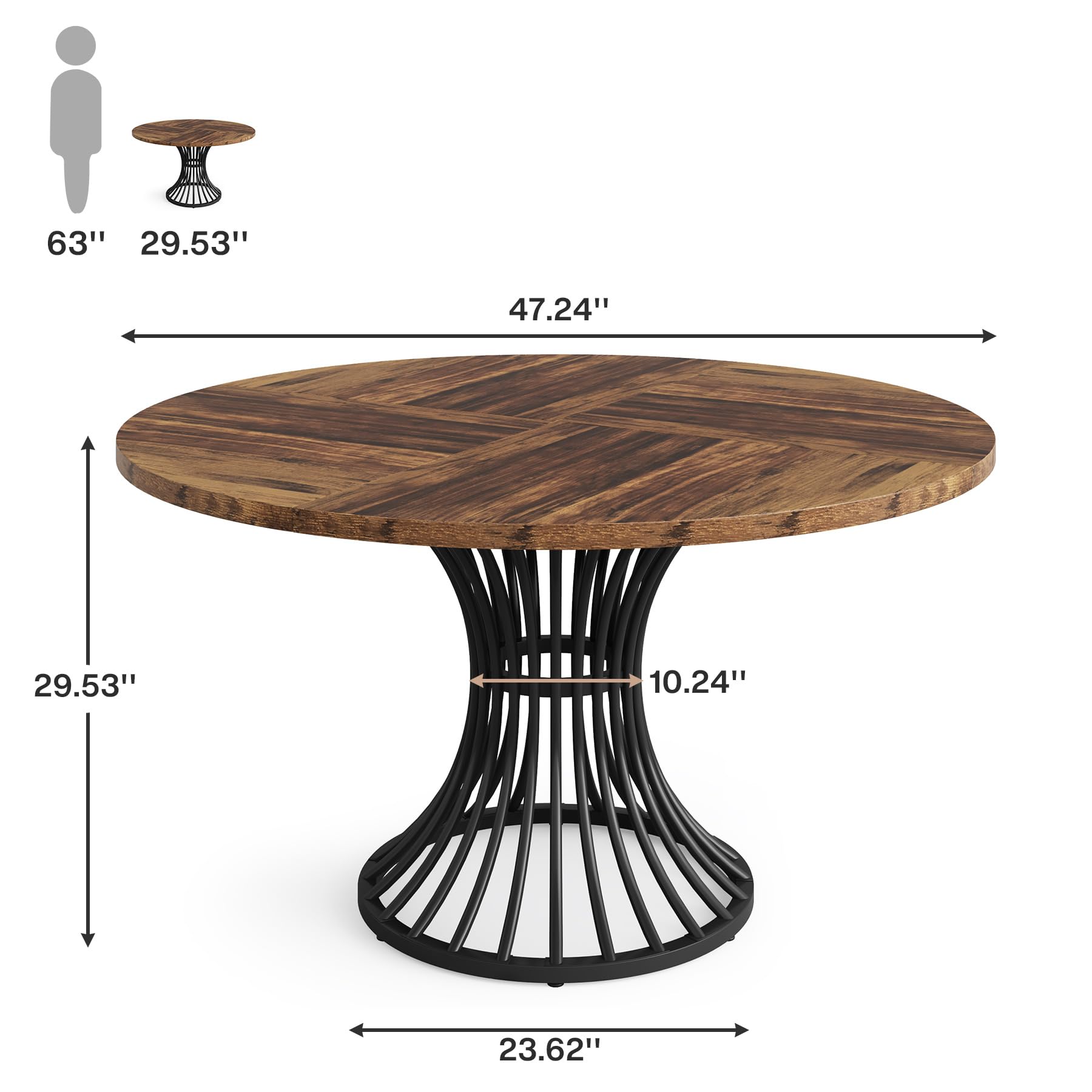 Tribesigns runder Esstisch für – Kitchen Appliances Table Bewertung und Preis