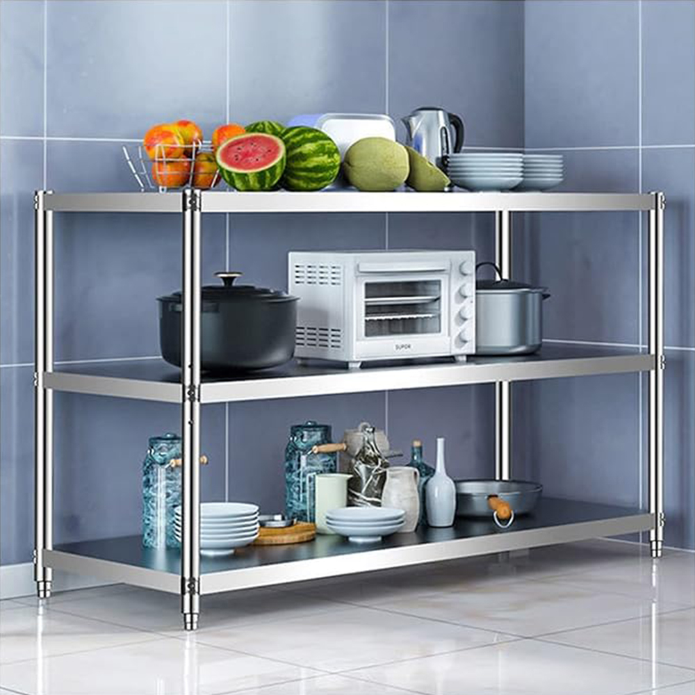 Edelstahlregal, Küchenlagerreg – Kitchen Appliances Table Bewertung und Preis